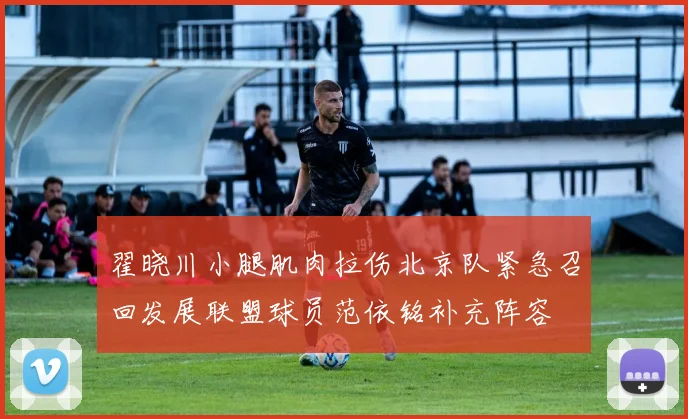翟晓川小腿肌肉拉伤北京队紧急召回发展联盟球员范依铭补充阵容